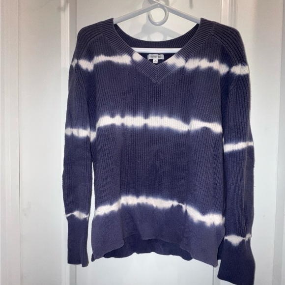 JOHNNY WAS Tie Dye Knit Ribbed Pullover Sweater - Picture 1 of 3